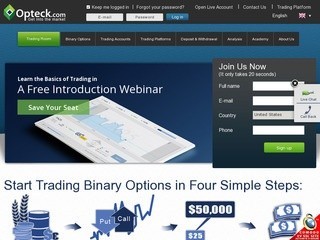 Opteck binary options reviews
